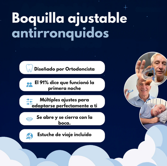 Boquilla Antirronquidos SnoreRX - La Solución Definitiva para Noches Tranquilas