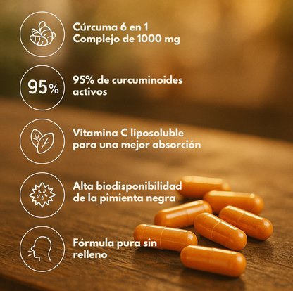 Turmeric Curcumin Herbal Complex Black Pepper & MCT Oil – 120 Capsules