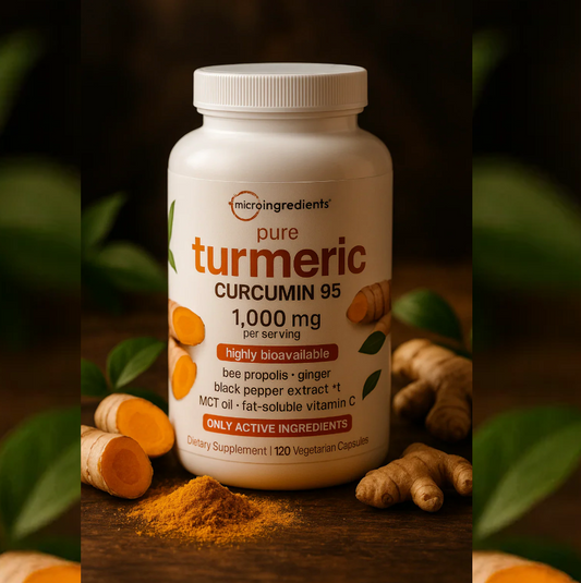 Turmeric Curcumin Herbal Complex Black Pepper & MCT Oil – 120 Capsules